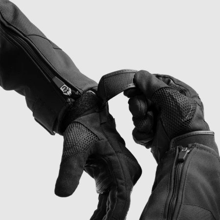 RĘKAWICE MOTOCYKLOWE DAMSKIE REBELHORN CORE BLACK WXS