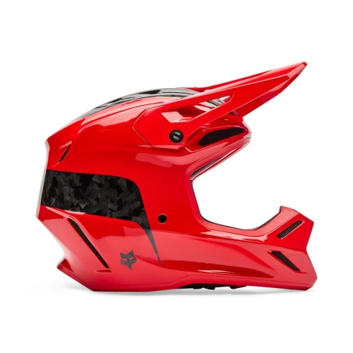 Kask Motocyklowy Off Road Fox V3 RS FRACTURE FLUO RED
