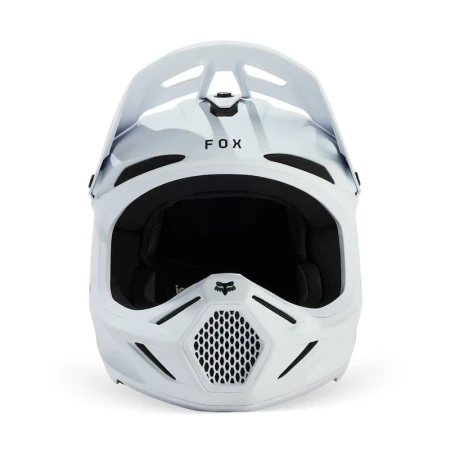 KASK MOTOCYKLOWY FOX V3 SOLID MATTE WHITE