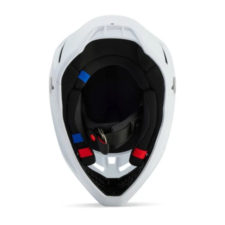 KASK MOTOCYKLOWY FOX V3 SOLID MATTE WHITE