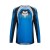BLUZA MOTOCYKLOWA FOX 180 FRAME BLUE