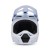 KASK MOTOCYKLOWY JUNIOR FOX V1 SOLID MATTE WHITE