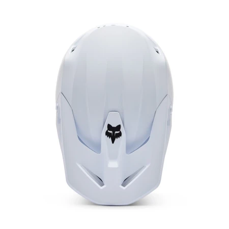 KASK MOTOCYKLOWY JUNIOR FOX V1 SOLID MATTE WHITE