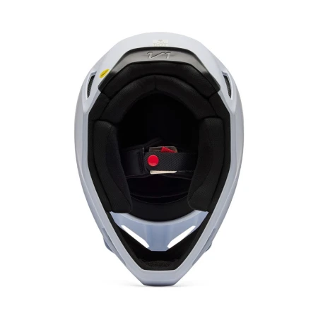 KASK MOTOCYKLOWY JUNIOR FOX V1 SOLID MATTE WHITE