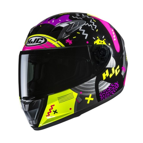 Przejdź do produktu Kask Motocyklowy Integralny HJC Y10 MIKA BLACK PINK