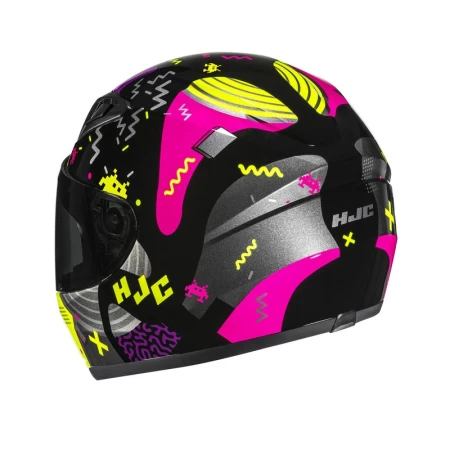 KASK MOTOCYKLOWY JUNIOR HJC Y10 MIKA BLACK PINK