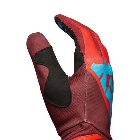 RĘKAWICE MOTOCYKLOWE JUNIOR FOX 180 RAID RED