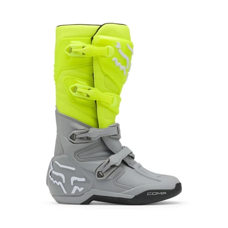 BUTY MOTOCYKLOWE FOX COMP BOOT YELLOW GREY
