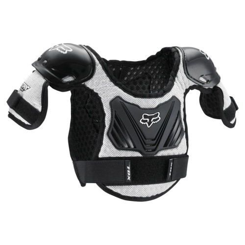 Przejdź do produktu OCHRANIACZ KLATKI PIERSIOWEJ JUNIOR FOX PEEWEE TITAN ROOST DEFLECTOR BLACK SILVER