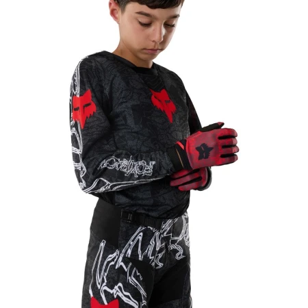 BLUZA MOTOCYKLOWA JUNIOR FOX 180 ABYSS BLACK