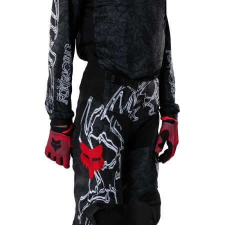 SPODNIE MOTOCYKLOWE JUNIOR FOX 180 ABYSS BLACK 22