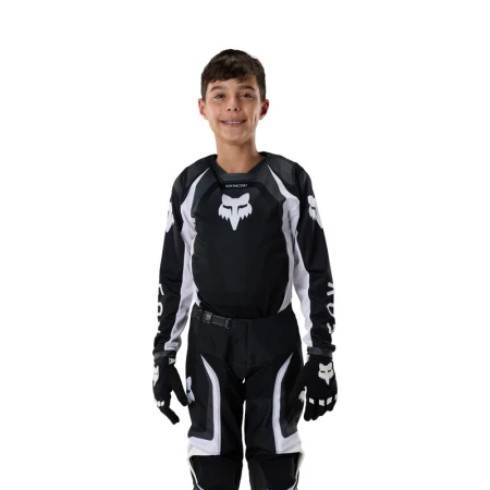 BLUZA MOTOCYKLOWA JUNIOR FOX 180 FRAME BLACK