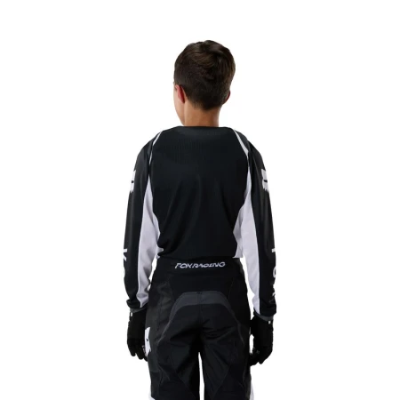 BLUZA MOTOCYKLOWA JUNIOR FOX 180 FRAME BLACK