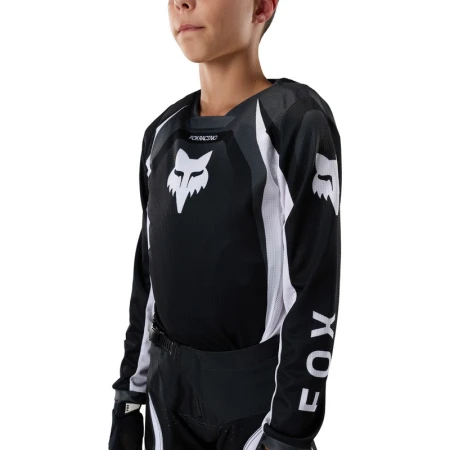 BLUZA MOTOCYKLOWA JUNIOR FOX 180 FRAME BLACK