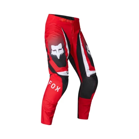 SPODNIE MOTOCYKLOWE FOX 180 FRAME EXTD SIZES RED