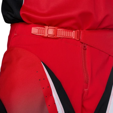 SPODNIE MOTOCYKLOWE FOX 180 FRAME EXTD SIZES RED