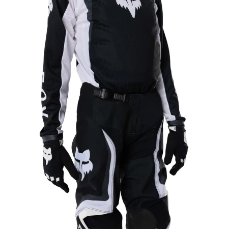 SPODNIE MOTOCYKLOWE JUNIOR FOX 180 FRAME BLACK 24