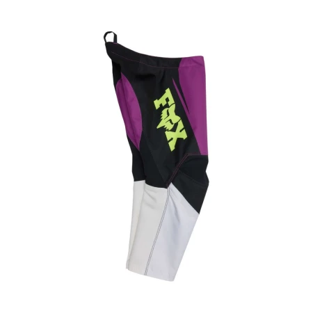 SPODNIE MOTOCYKLOWE JUNIOR FOX 180 RAID PURPLE LAVA 26