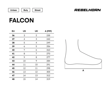 BUTY MOTOCYKLOWE REBELHORN FALCON BLACK