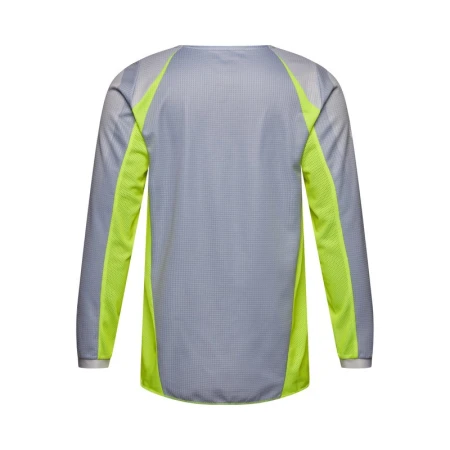 BLUZA MOTOCYKLOWA JUNIOR FOX 180 FRAME GREY YELLOW