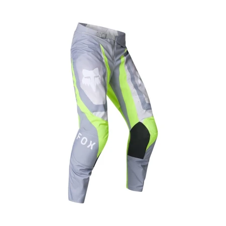 SPODNIE MOTOCYKLOWE FOX 180 FRAME GREY YELLOW