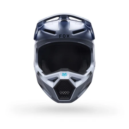KASK MOTOCYKLOWY FOX V1 CLUTCH WHITE BLACK