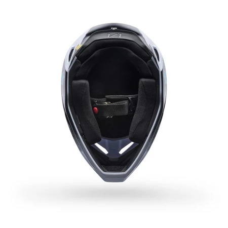 KASK MOTOCYKLOWY FOX V1 CLUTCH WHITE BLACK