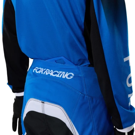 SPODNIE MOTOCYKLOWE JUNIOR FOX 180 FRAME BLUE 26