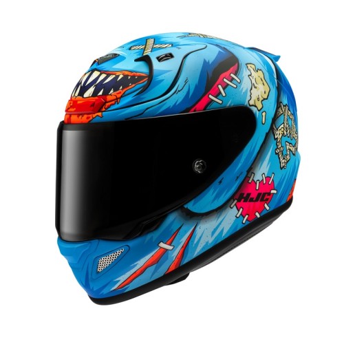 Przejdź do produktu Kask Motocyklowy Integralny HJC RPHA 12 MISTER PEEKS COD BLUE RED