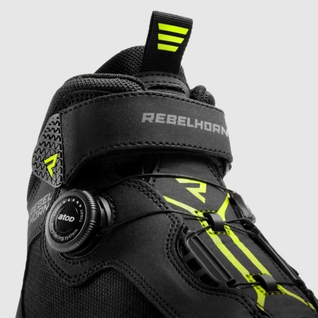 BUTY MOTOCYKLOWE REBELHORN SPARK 3 BLACK FLUO YELLOW
