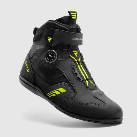 BUTY MOTOCYKLOWE REBELHORN SPARK 3 BLACK FLUO YELLOW