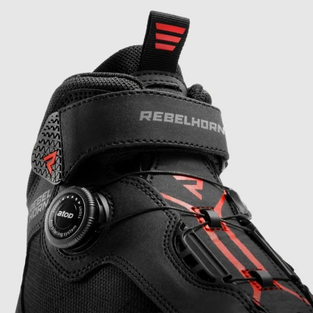 BUTY MOTOCYKLOWE REBELHORN SPARK 3 BLACK RED