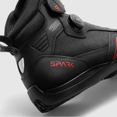 BUTY MOTOCYKLOWE REBELHORN SPARK 3 BLACK RED