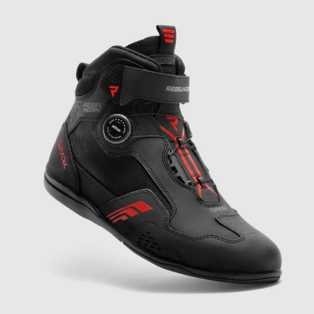BUTY MOTOCYKLOWE REBELHORN SPARK 3 BLACK RED
