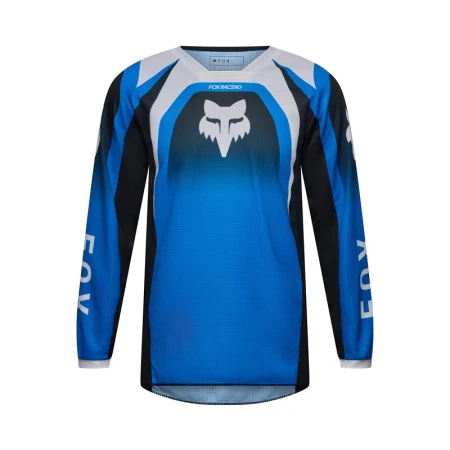 BLUZA MOTOCYKLOWA JUNIOR FOX 180 FRAME BLUE