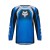 BLUZA MOTOCYKLOWA JUNIOR FOX 180 FRAME BLUE