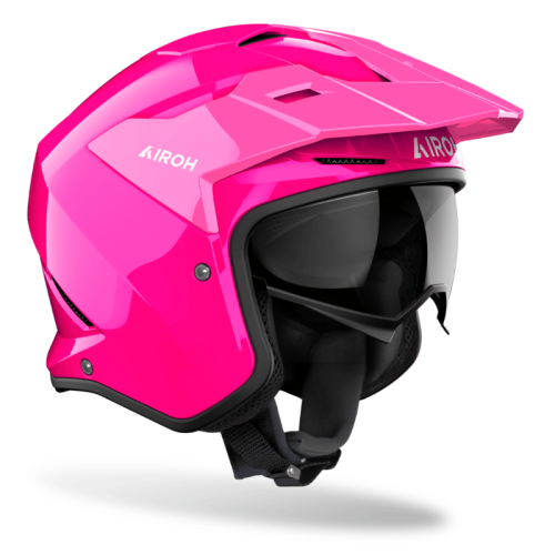 Przejdź do produktu Kask Motocyklowy Otwarty AIROH Kombakt Pink Gloss