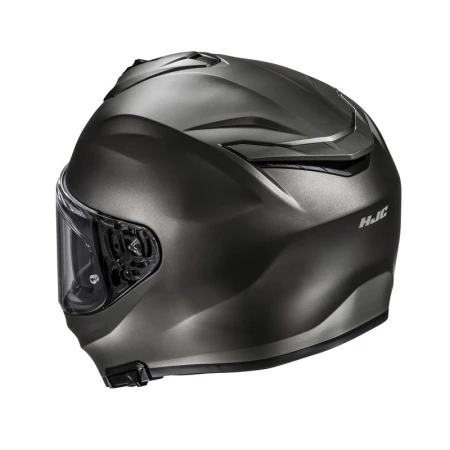 KASK MOTOCYKLOWY HJC I72 SOLID SEMI FLAT TITANIUM