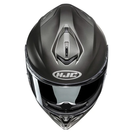KASK MOTOCYKLOWY HJC I72 SOLID SEMI FLAT TITANIUM