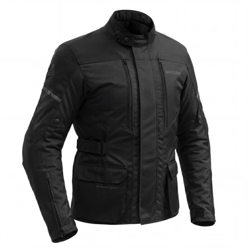 Przejdź do produktu Kurtka Motocyklowa Tekstylna Broger Overland Black