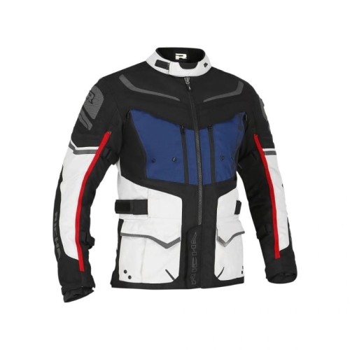 Przejdź do produktu Kurtka Motocyklowa Tekstylna Richa Infinity 2 Adventure Light Grey Blue Red