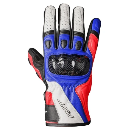 RĘKAWICE MOTOCYKLOWE RST STUNT 3 RED BLUE WHITE