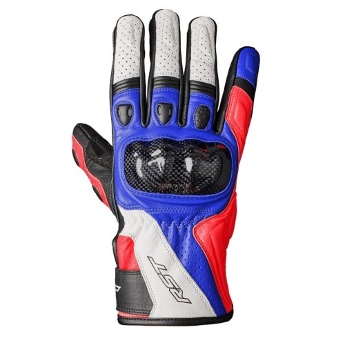 Przejdź do produktu RĘKAWICE MOTOCYKLOWE RST STUNT 3 RED BLUE WHITE