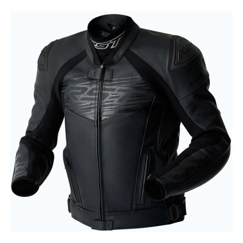 KURTKA MOTOCYKLOWA SKÓRZANA RST TRACTECH EVO D3O BLACK
