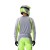 BLUZA MOTOCYKLOWA FOX 180 FRAME GREY YELLOW