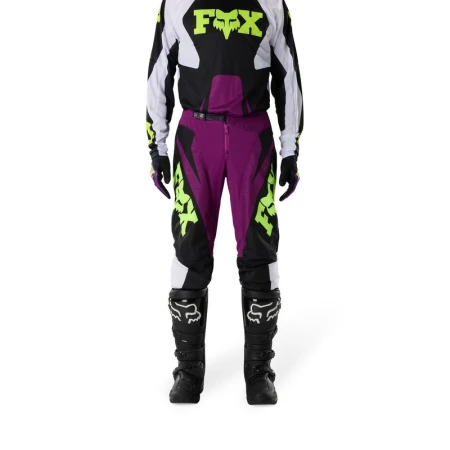 SPODNIE MOTOCYKLOWE FOX 180 RAID PURPLE LAVA