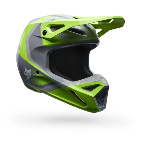 KASK MOTOCYKLOWY FOX V1 FRAME GREY YELLOW