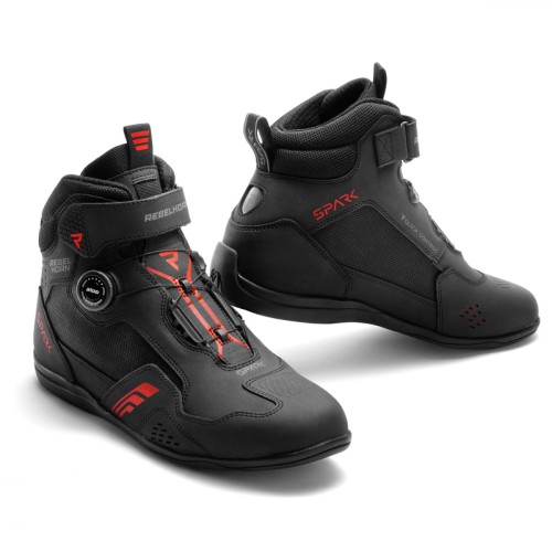 Przejdź do produktu BUTY MOTOCYKLOWE REBELHORN SPARK 3 BLACK RED