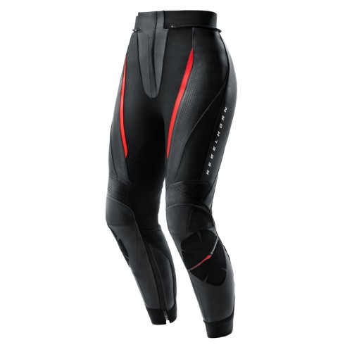 Przejdź do produktu SPODNIE MOTOCYKLOWE SKÓRZANE DAMSKIE REBELHORN DIVA BLACK RED 