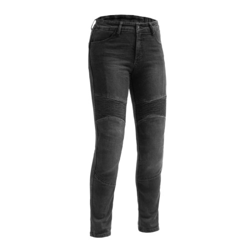 Przejdź do produktu JEANSY MOTOCYKLOWE DAMSKIE BROGER AURA WASHED BLACK